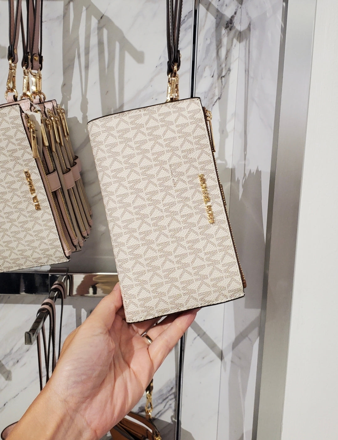 MK Double Zip Cüzdan