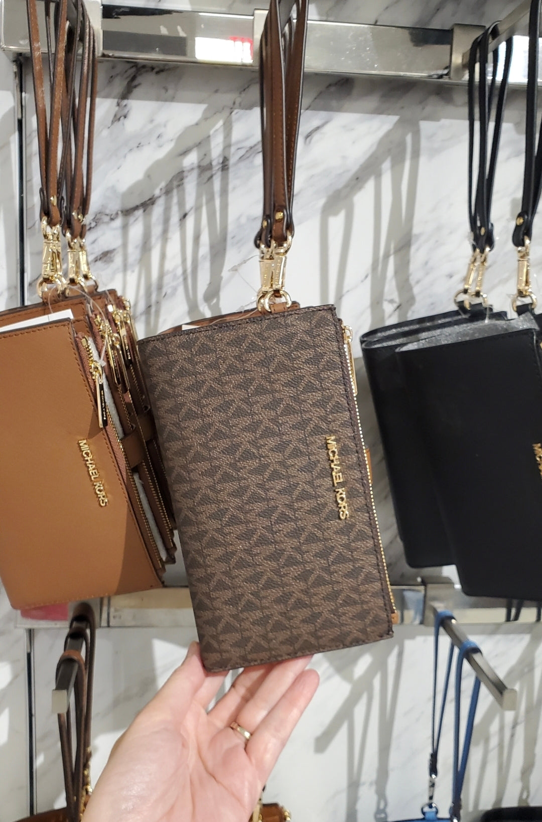 MK Double Zip Cüzdan